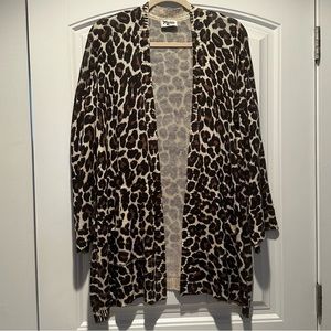 Show Me Your MuMu Easy Cardi Cheetah Cardigan Size L